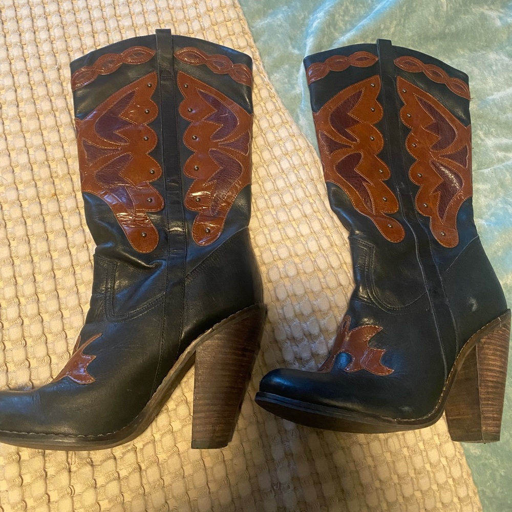 Jessica Simpson cowboy western boots 7